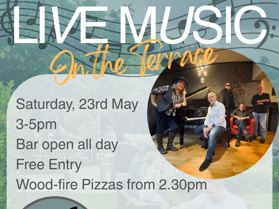 Poster for live music event at Furzeleigh Mill, featuring Lounge Lizards band, with event details and contact information.