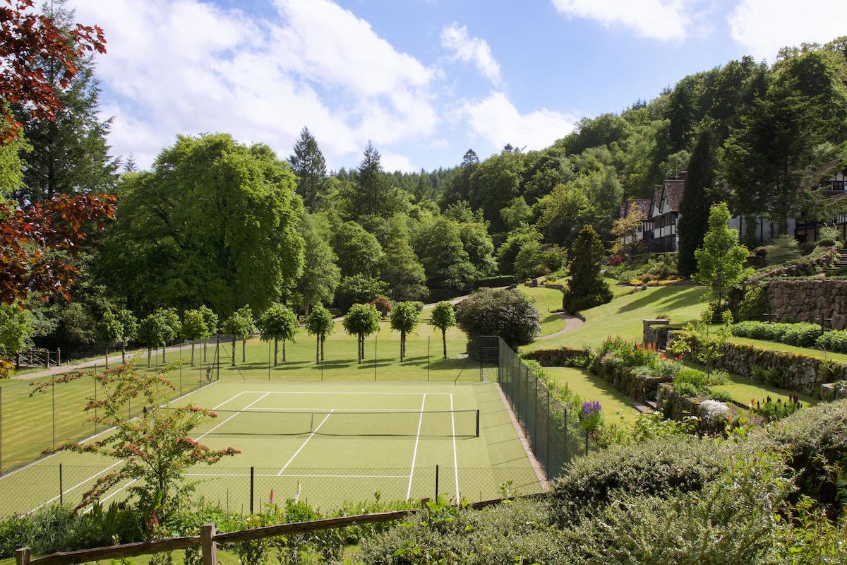 Gidleigh Park Tennis Court