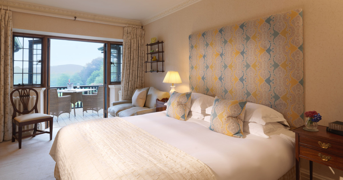 Gidleigh Park Deluxe Garden View Bedroom Kitty