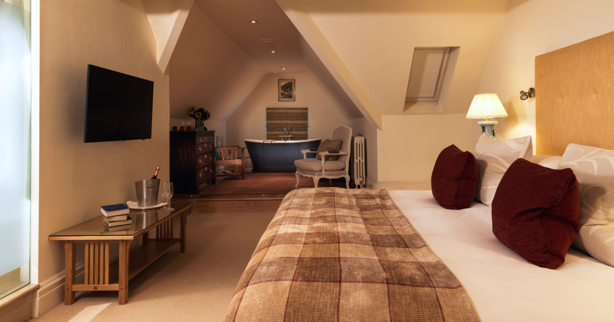 Gidleigh Park Deluxe Garden View Bedroom Bel Tor