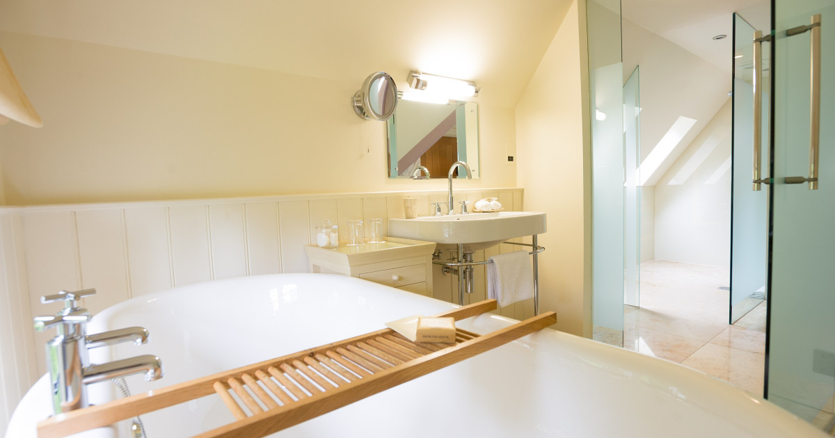 Gidleigh Park Loft Suite Bathroom