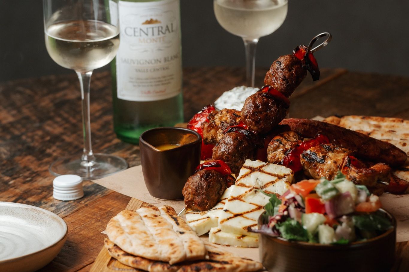 Greek food at Olive Tree