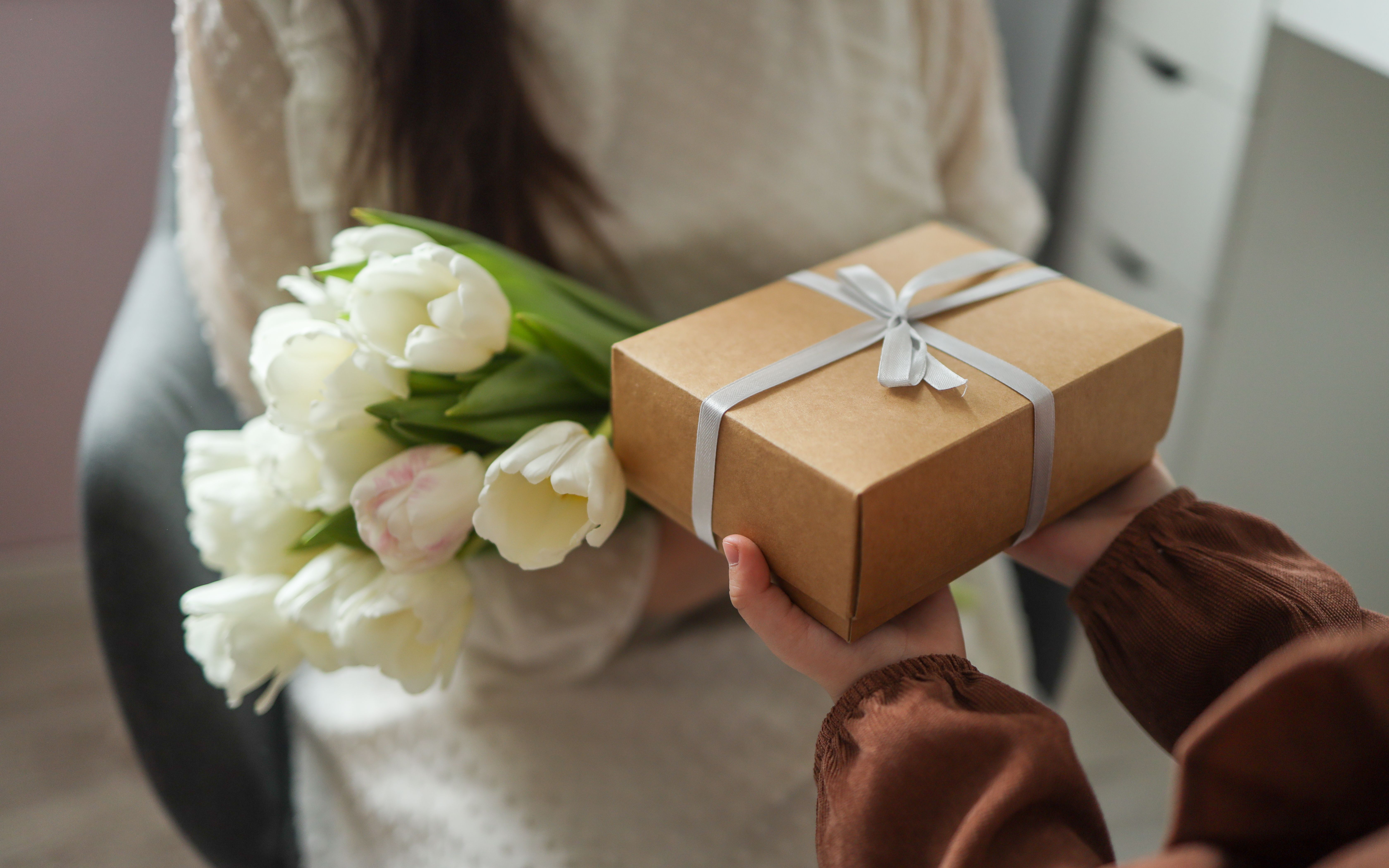 Mother's Day gift and flowers
