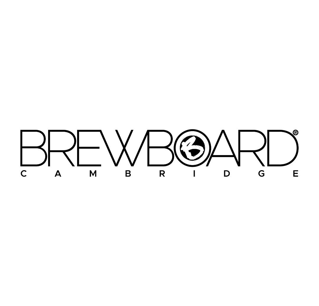 BrewBoard Cambridge logo in black and white
