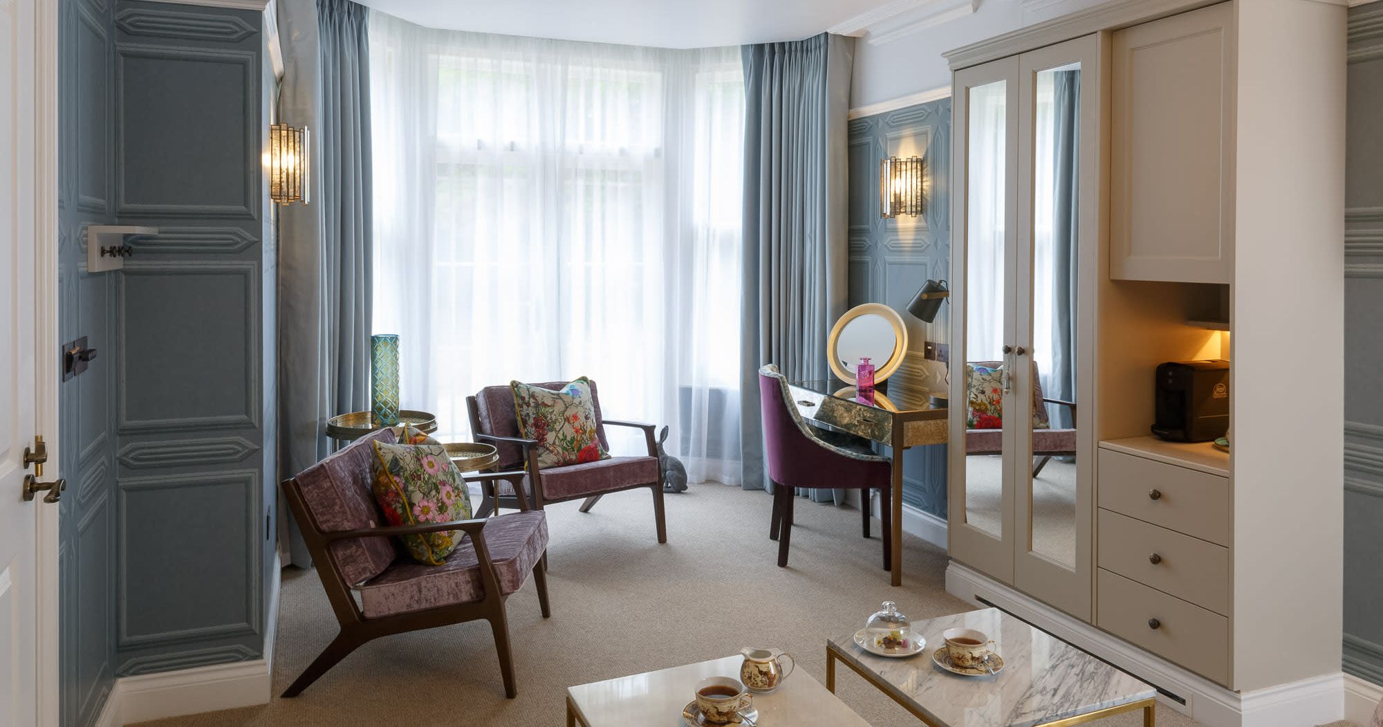 Lavendula sitting area