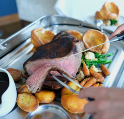 Carved beef