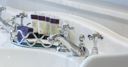 Sink and toiletries