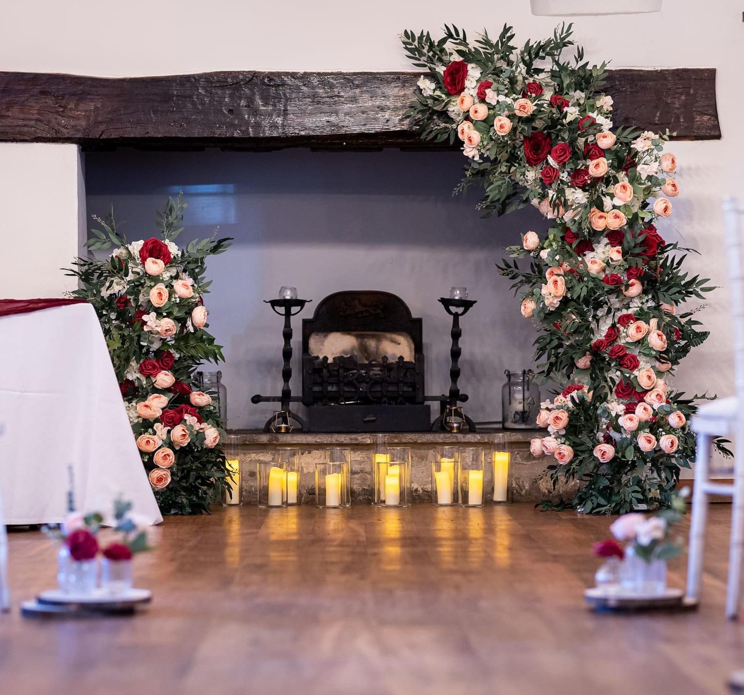 Intimate Wedding Setup