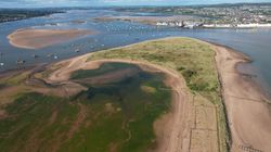 The spit at Dawlish Warren beach
