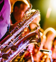 People playing Jazz instruments