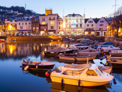 Boats in a harbor