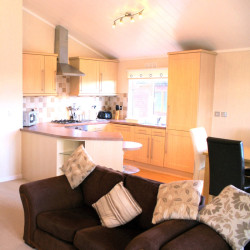 open plan self catering lodges