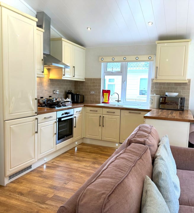 Kitchen of Riverside 34 lodge for sale in devon