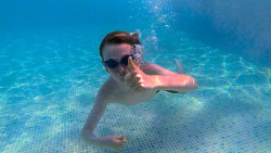 Outdoor swimming pool at Hazelwood Holiday Park