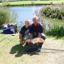 Fishing at Hazelwood Heron Lake