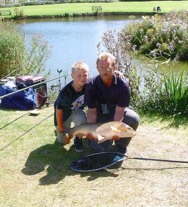 Fishing at Hazelwood Heron Lake