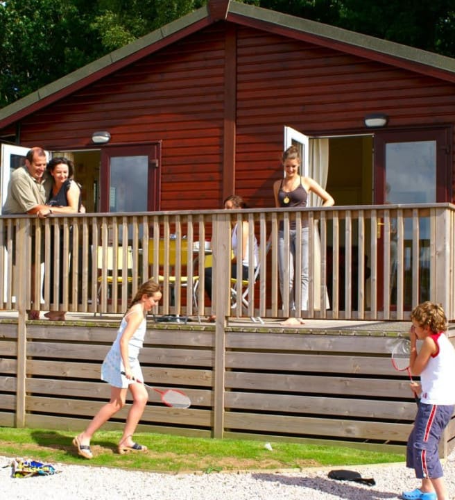 Oakwood lodges at Hazelwood Holiday Park