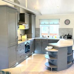 Fully accessible modern kitchen in the Maplewood Liberty