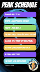 peak schedule