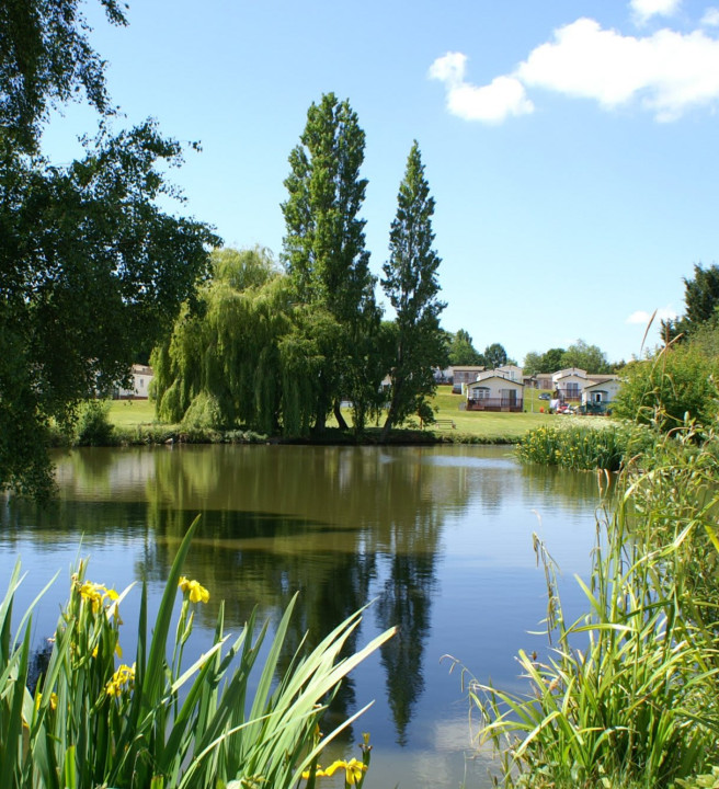 Lakes and Parkland at Hazelwood Holiday Park