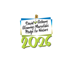David Bellamy Blooming Marvellous Pledge for Nature 2026 logo