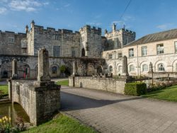 Castle courtyard