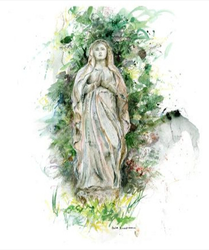Madonna, Hazlewood Castle Print