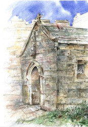 St. Leonards church entrance unframed