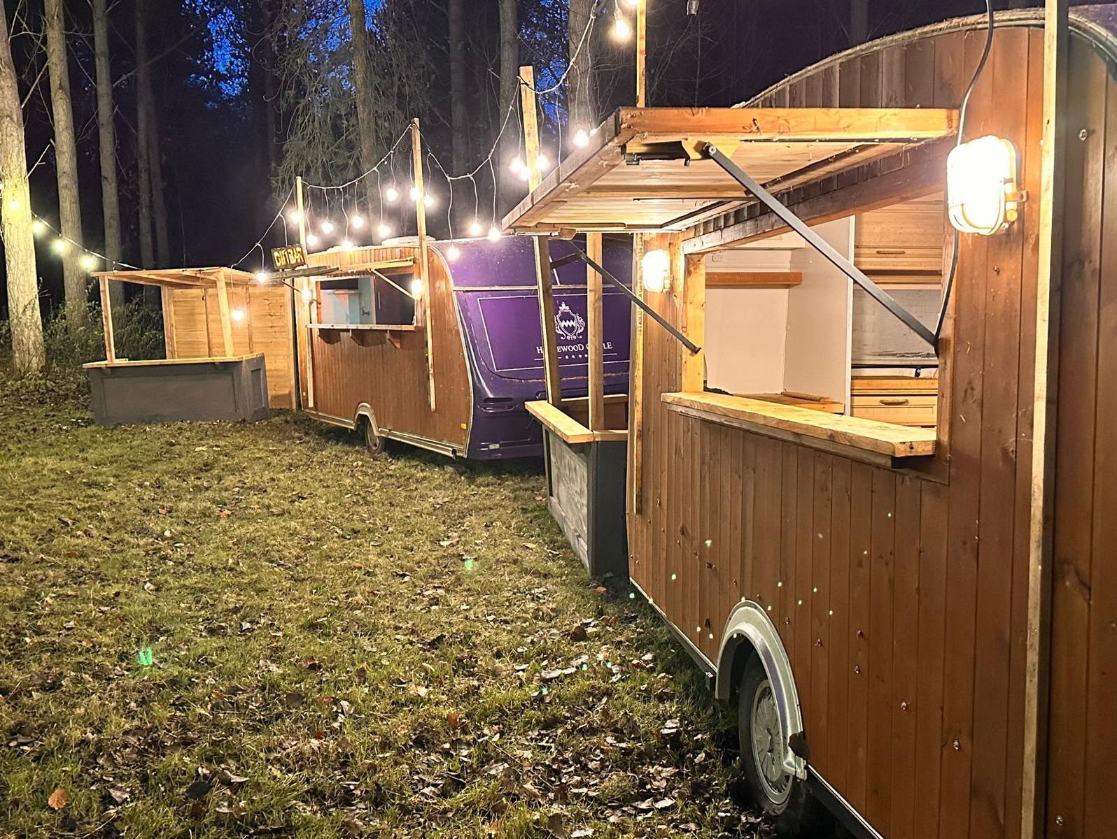 Street food, woodland festival