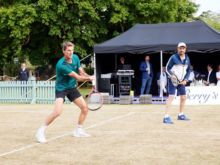 Doubles exhibition match