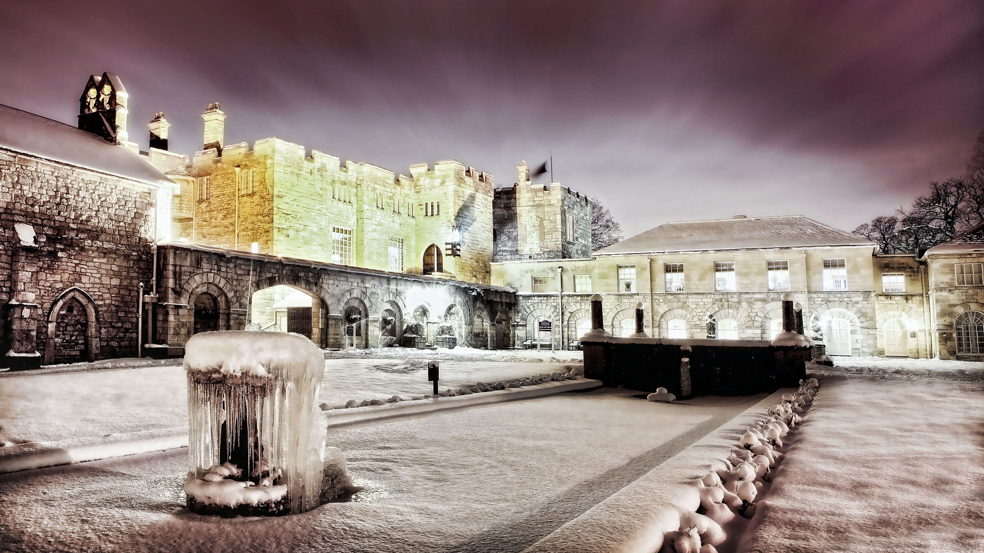 Winter at Hazlewood Castle