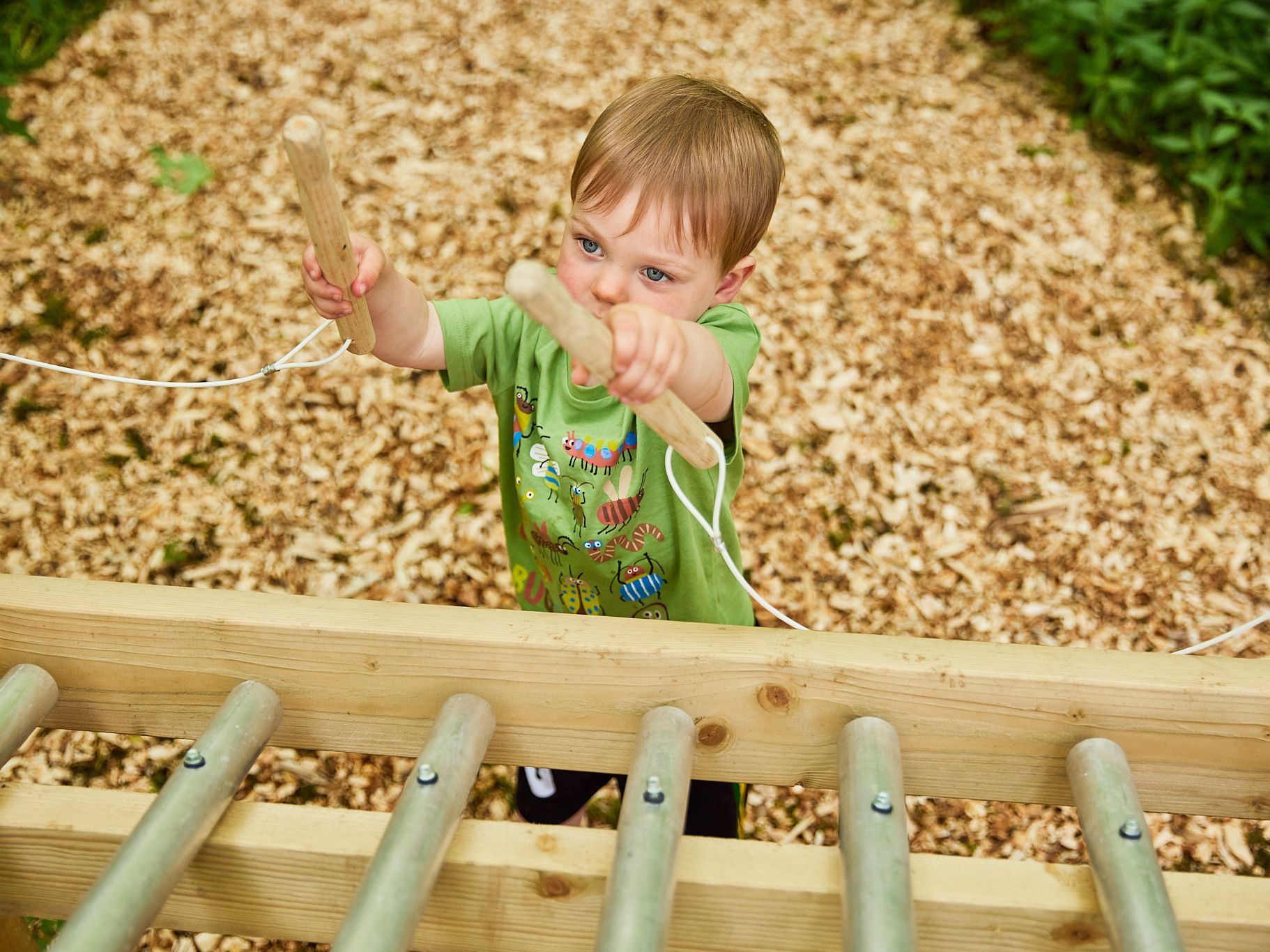 Forest Music, Interactive play area