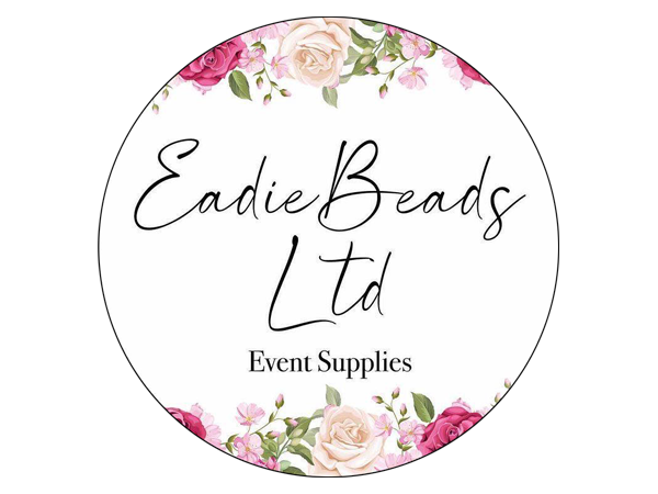 EadieBeads Ltd Event Supplies circular floral logo