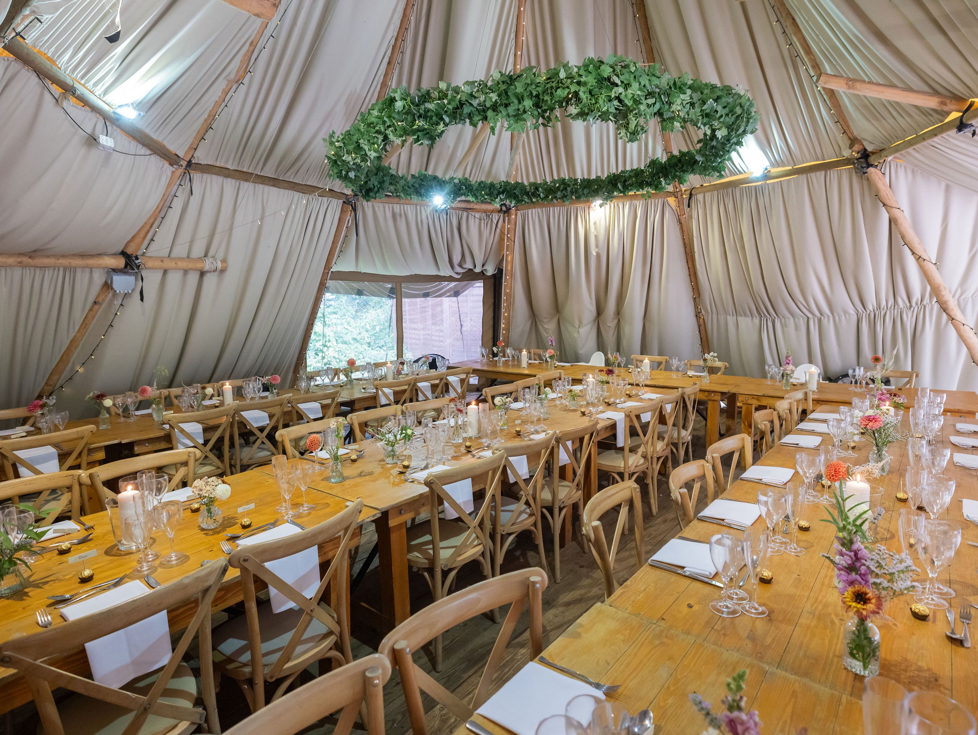 Woodland Tipi, Hazlewood Castle