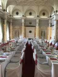 chapel wedding reception