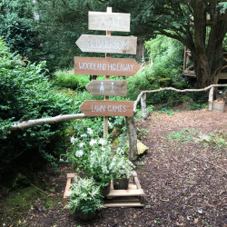 woodland signpost