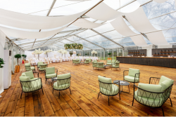 Hazlewood Castle Weddings - Garden Marquee