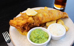 The Pavilion at Heacham Manor Hotel Fish and Chips