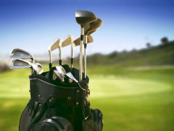 Golf Clubs in Golf Bag