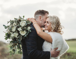 Winter Wedding Couple Captured by Roxy