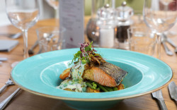 Mulberry Restaurant Curried Salmon