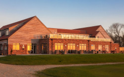 The Pavilion Exterior View in Sunset (2)