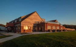 The Pavilion Exterior View in Sunset
