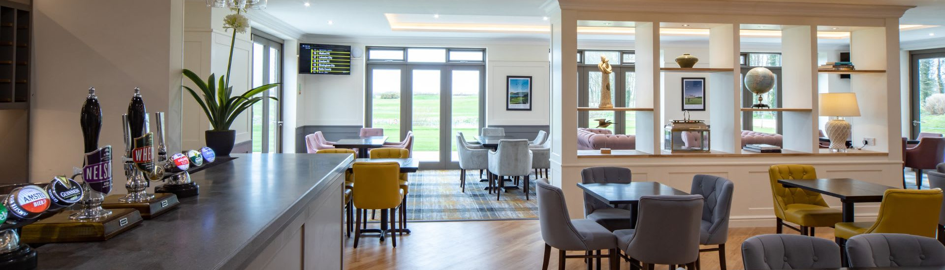 The Pavilion Sports Bar Interior with Bar