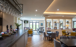The Pavilion Sports Bar Interior with Bar
