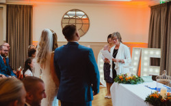Mr & Mrs Brotherton Ceremony Close Up - Credit Craig Jacob
