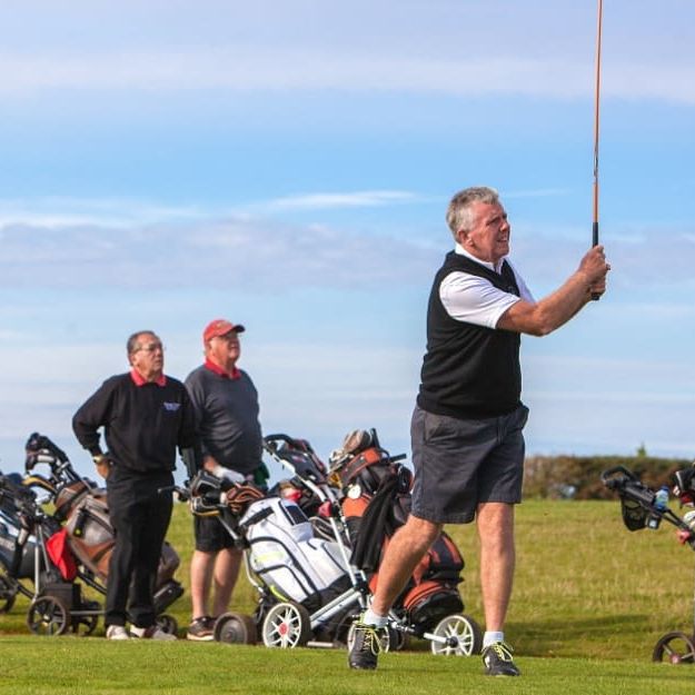 Men Playing Golf