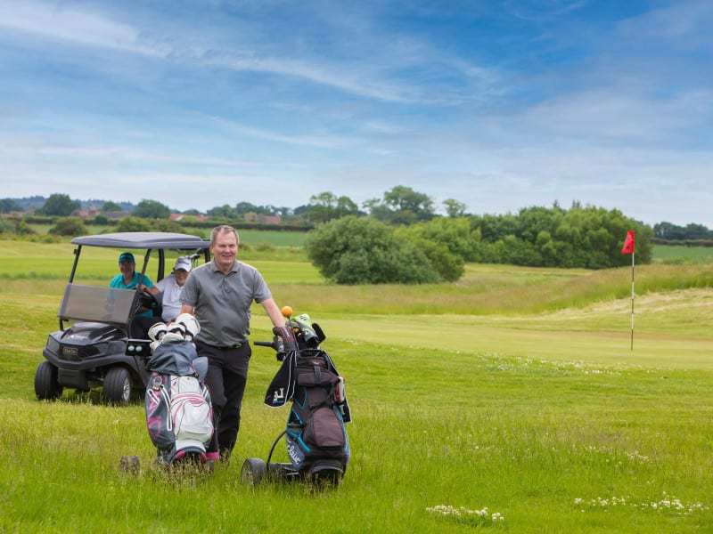 Golfers with Buggy (12)