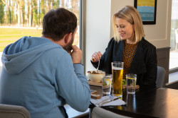 Pavilion Food and Drink Couple Eating