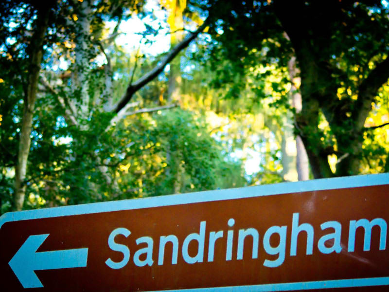 Sandringham Estate Sign